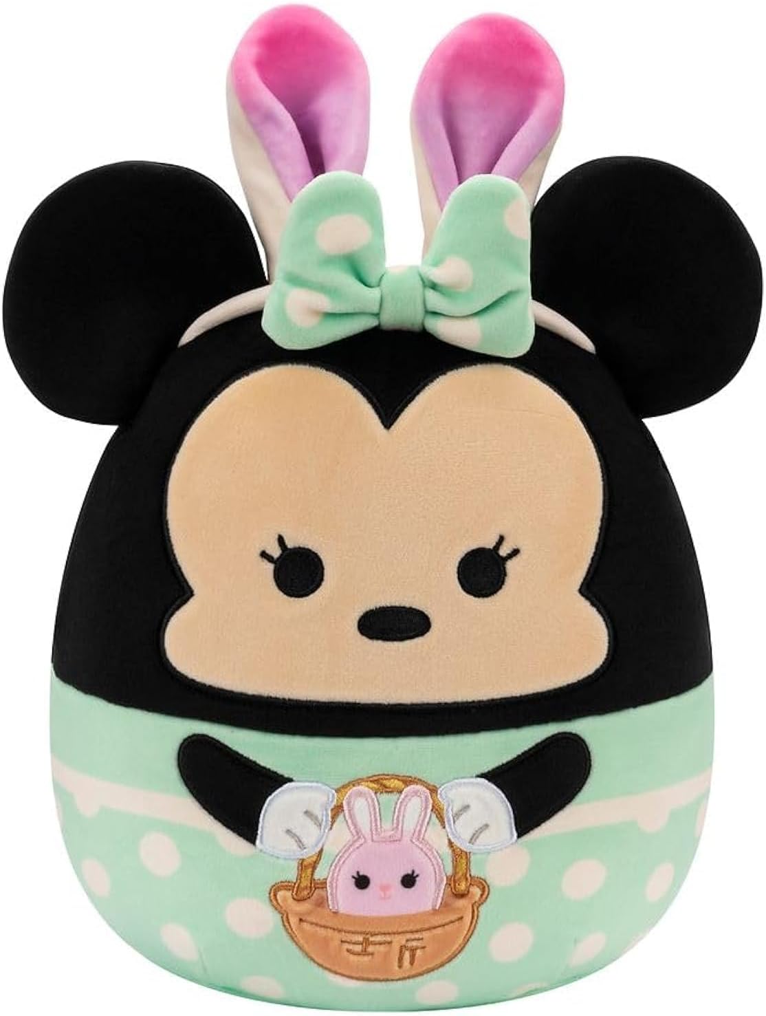 Squishmallows Official Jazwares Disney Characters 8-Inch Easter Bunny Minnie Mouse