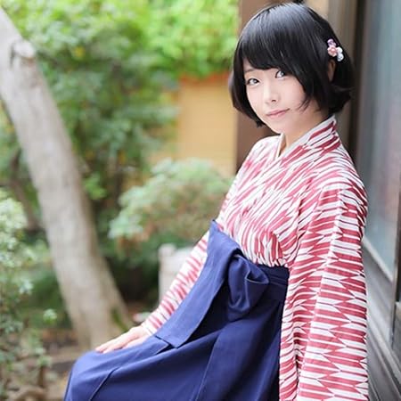 Amazon ハイカラ ルームウェア ゆる袴 紅 藍 M コスプレ 仮装 通販