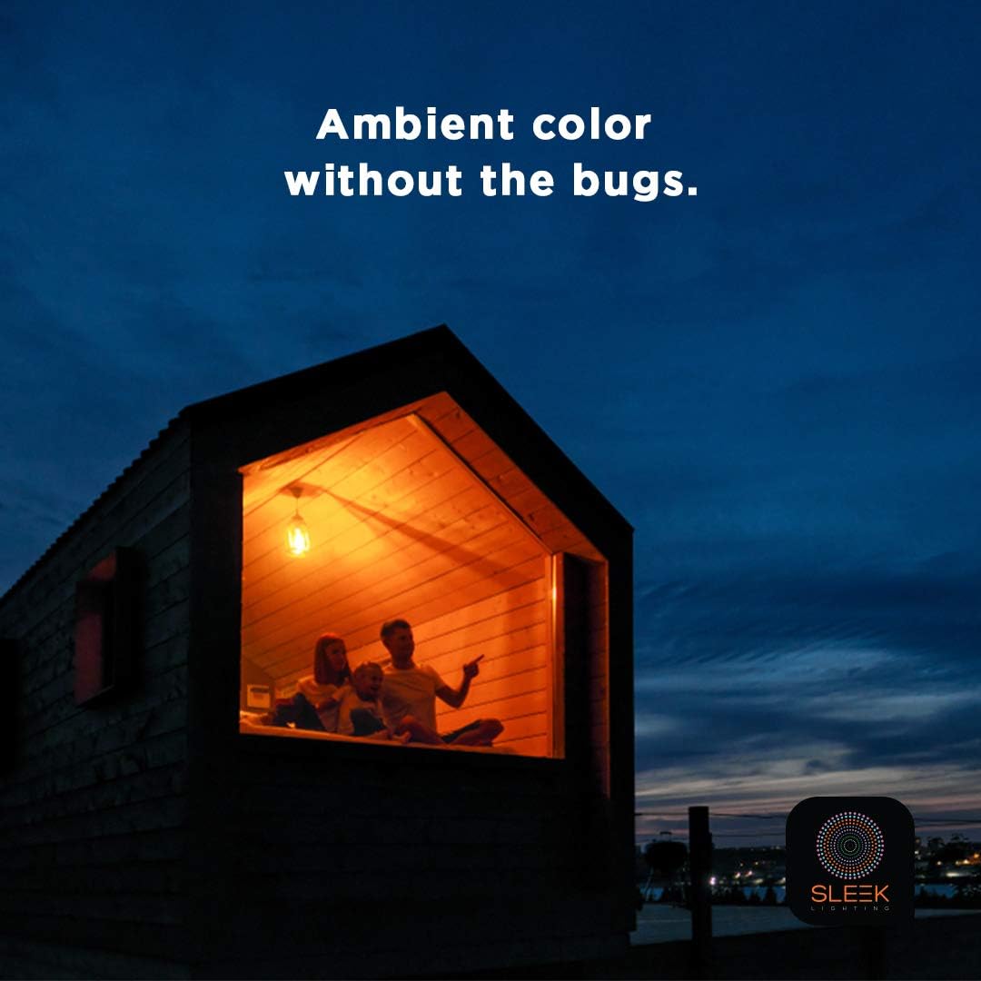 Chеареѕt 🛒 Sleeklighting LED A19 Yellow Light Bulb, 120 Volt - 3-Watt Energy Saving - Medium Base - UL-Listed LED Bulb - Lasts More Than 20,000 Hours 2pack