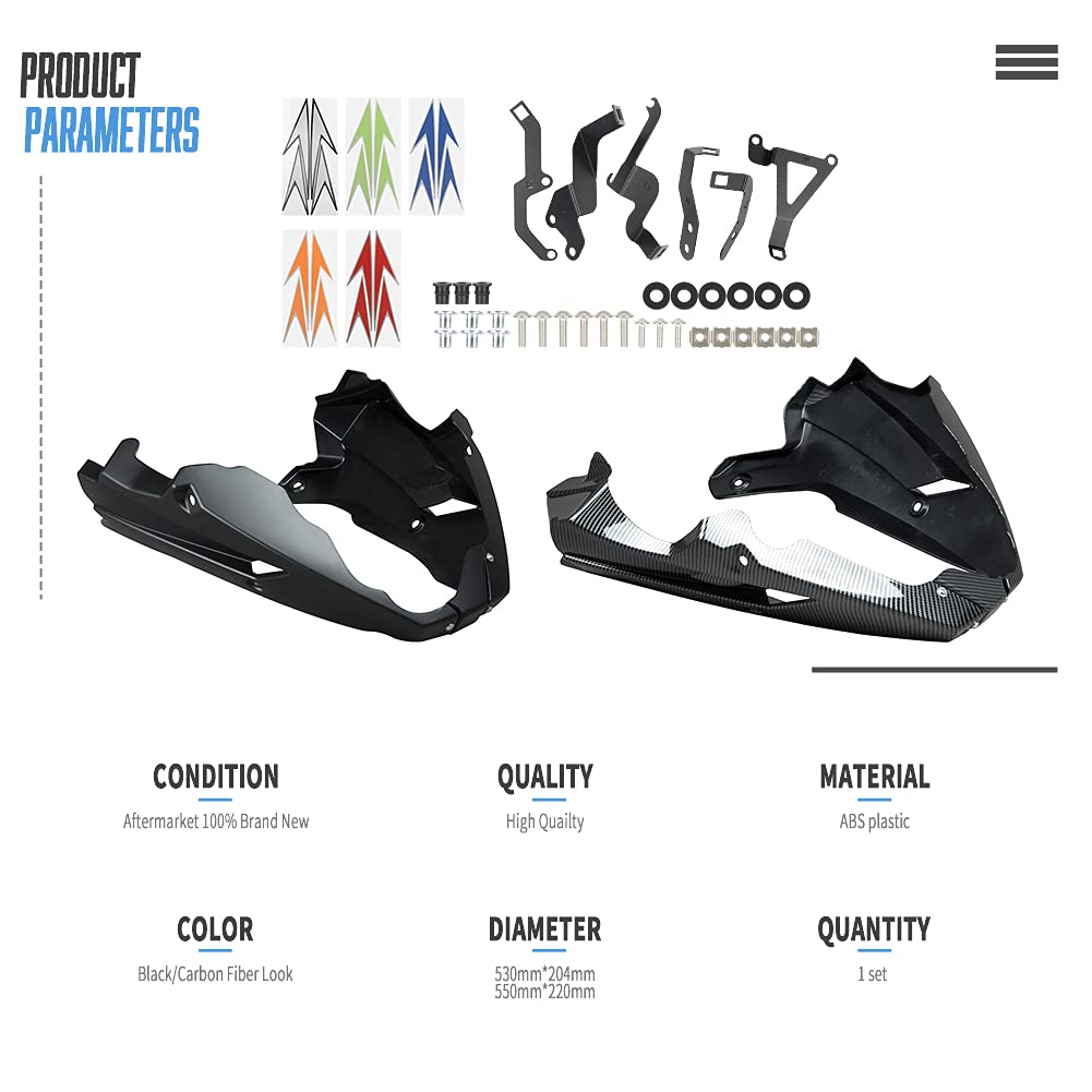 Protections Latérales De Cadre Pour Kawasaki Z900 2020-2024 - Paire Gauche/Droite - ABS Résistant - Plusieurs Couleurs