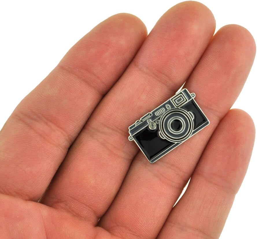 PinMart's Retro Enamel Pin – Vintage 70s, 80s, and 90s Lapel Accessory for Backpacks, Hats, Bags, Jackets – Cute Decorative Rock Band Pins for Collectors & Gifts image 5