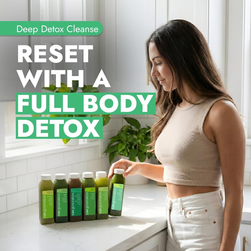 Raw Generation 3-Day Detox Cleanse – 23% Less Sugar Than Other Cleanses | Detox Your Body | Reset Your Diet & Support Weight Loss | Improved Energy | Clearer Skin | Improved Gut Health - Image 3