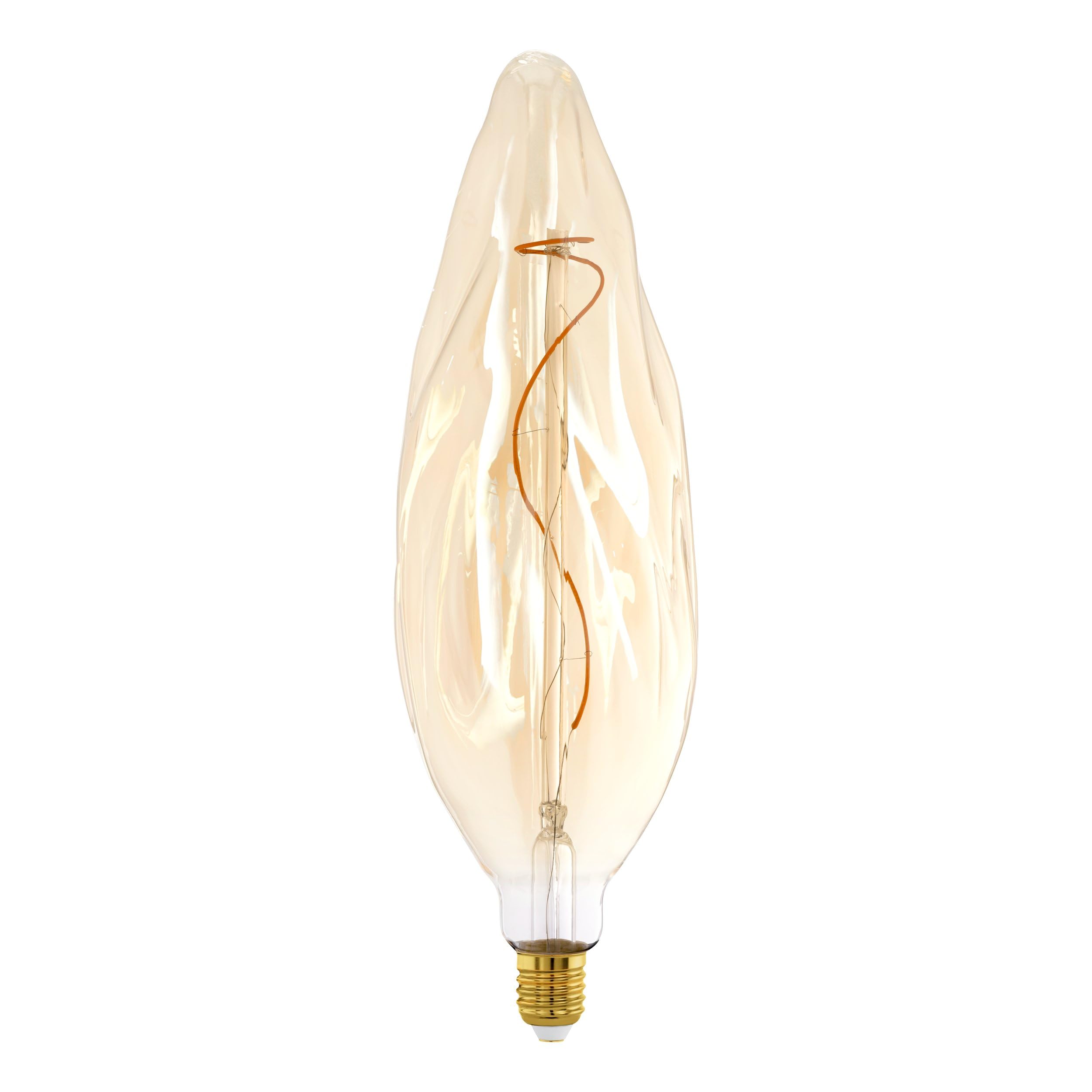 EGLO Lampa ściemnialna XXL E27, spiralna żarówka LED w stylu retro