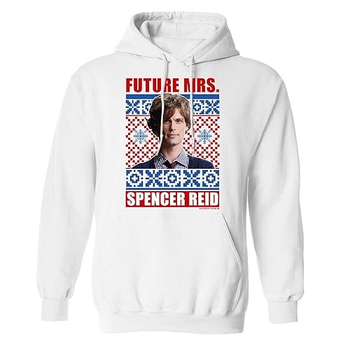 Criminal Minds Mrs. Spencer Reid Holiday Fleece Hooded Sweatshirt