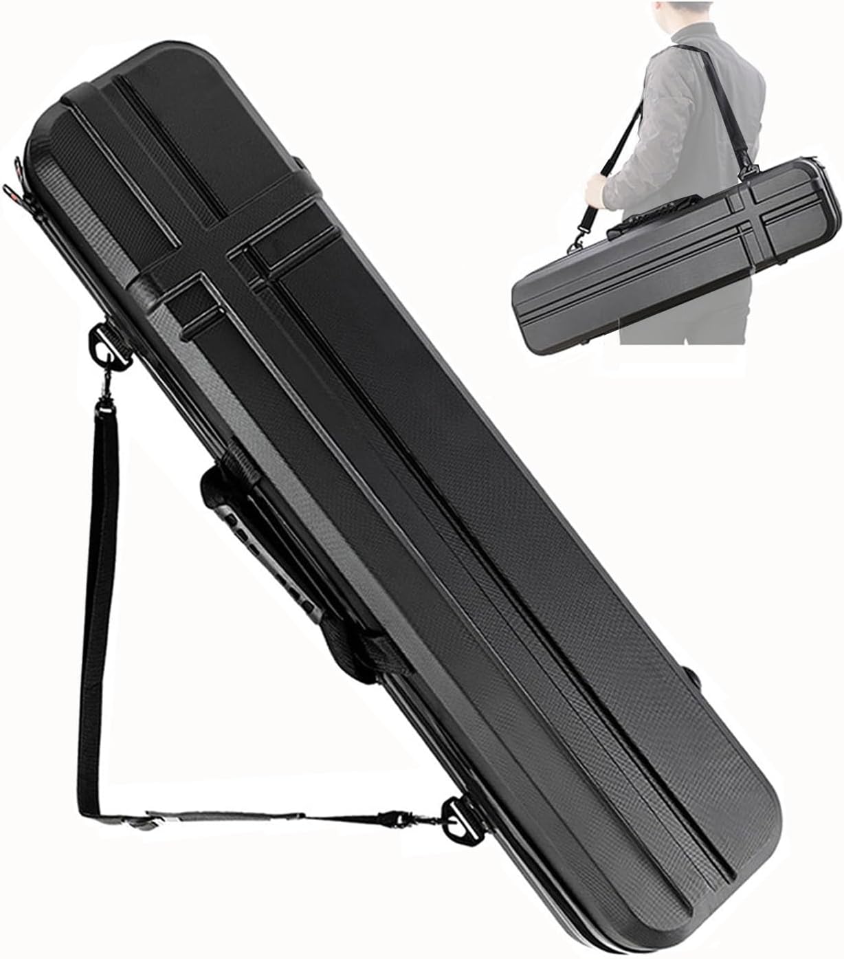 tonchean Takedown Recurve Bow Case - ABS Hard Shell, Lightweight Travel Case for Long Bow, Hunting and Shooting Practice