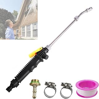 Nettoyeur Haute Pression 2 En 1, Lance Pulvérisateur, Réglable Perche Pulvérisateur Toiture De 3/8 Pouces, 72/56/48/30cm, Le Lavage à l'eau de Voiture de Jardin à la Maison (72cm)