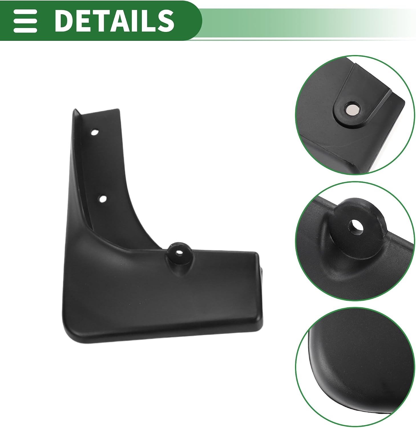 Motoforti Mud Flaps Splash Guards Mud Guards for Mitsubishi Outlander 2003-2006 W/Mount Accessories
