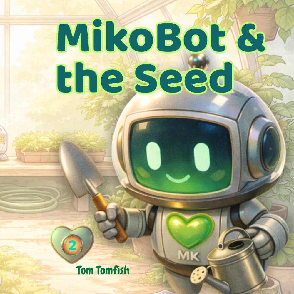 MikoBot & a Little Seed A Picture Book for Toddlers About Patience and Growth: A Gentle Story for Early Emotional Learning (MikoBot World)