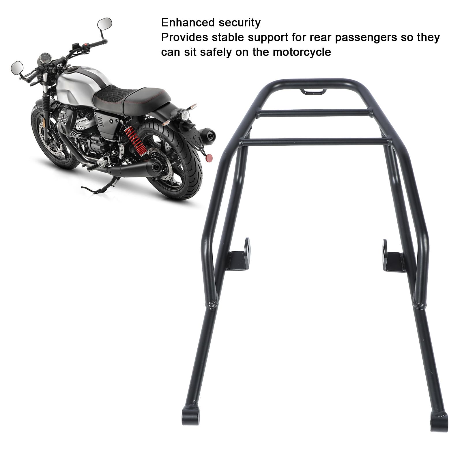 Motorrad-Heckgepäckträger für V7 Stone Special Custom 2021-2024, Gepäckträger-Stützregal