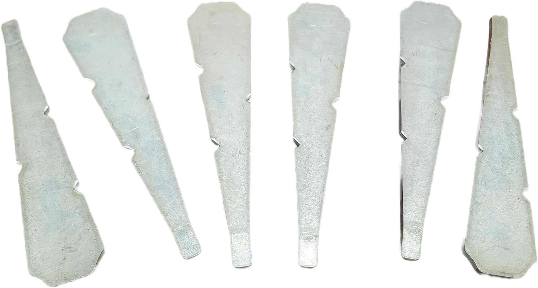 Mason Line Pin Hardened Steel Bricklayer's Tapered Line Pins, 6-Pack
