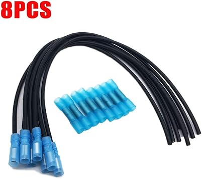 Amazon Com Allmost 8pcs Glow Plug Harness Repair Kit Compatible With Ford 7 3l 6 9l Idi Diesel F250 F350 E350 Pigtails Automotive
