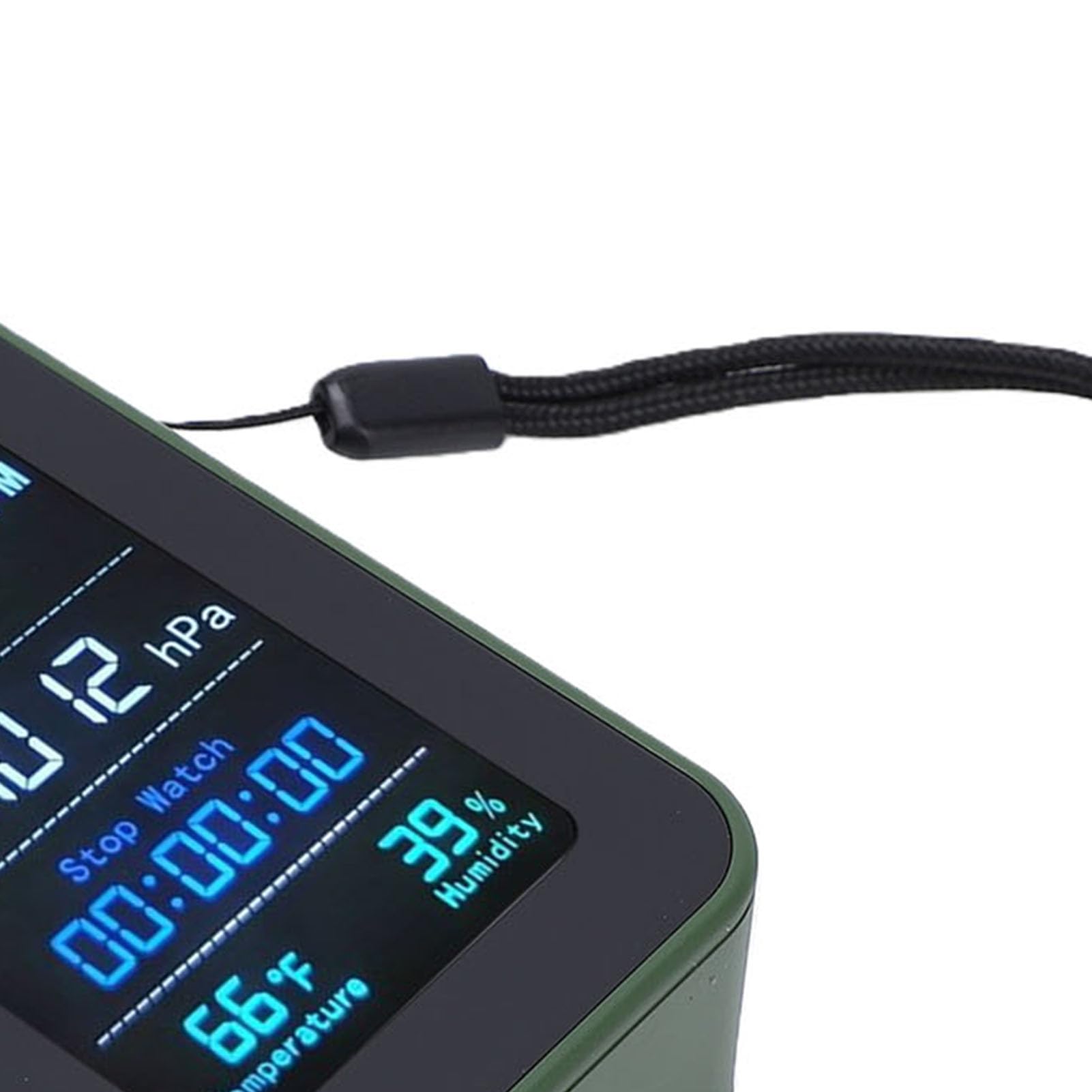 Keenso Detector de Oxígeno Compacto y Monitor de Humedad con Linterna y Cronómetro, Ideal para Acampar Viajar