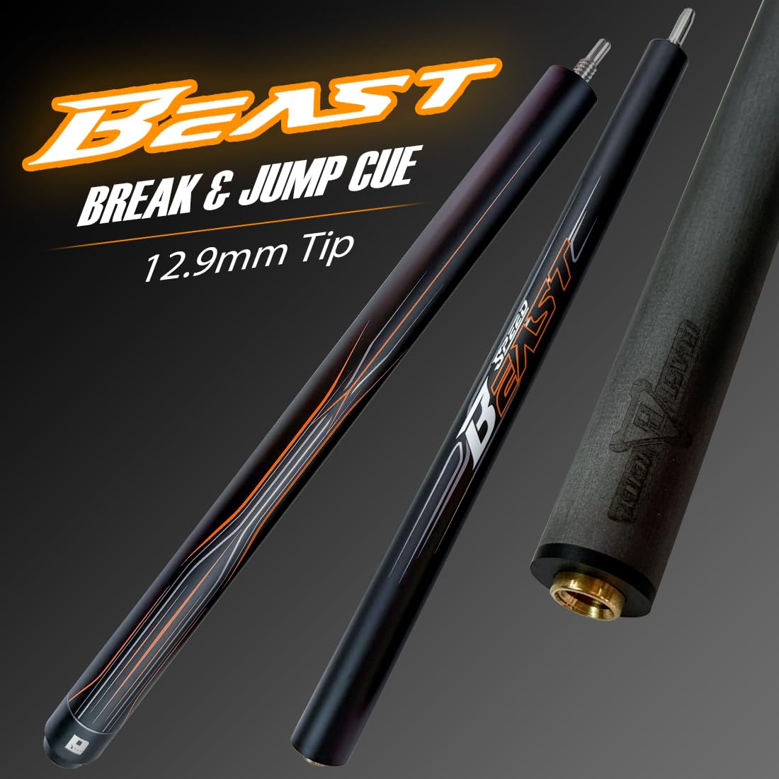 YEUEK 3 peças de fibra de carbono Little Monster Beast Break Jump
