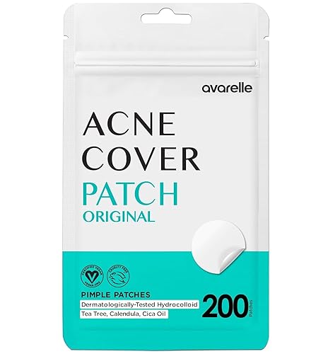 Miniatura 10 de Avarelle - Parche para granos de acné 40 unidades tratamiento absorbente de hidrocoloides con aceite árbol de té aceite de caléndula y CICA