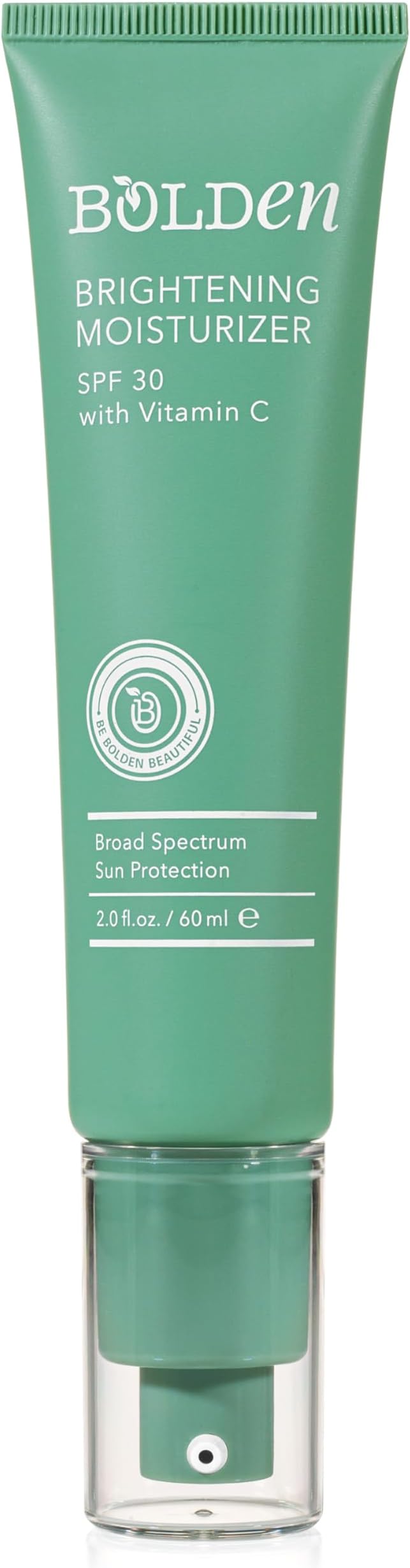 Bolden Brightening Face Moisturizer with SPF 30 & Vitamin C - Broad Spectrum UVA/UVB Hydrating Moisturizer Face Cream for Women - Applies Clear without Chalky Residue & Fade Dark Spots - 2.0FL Oz