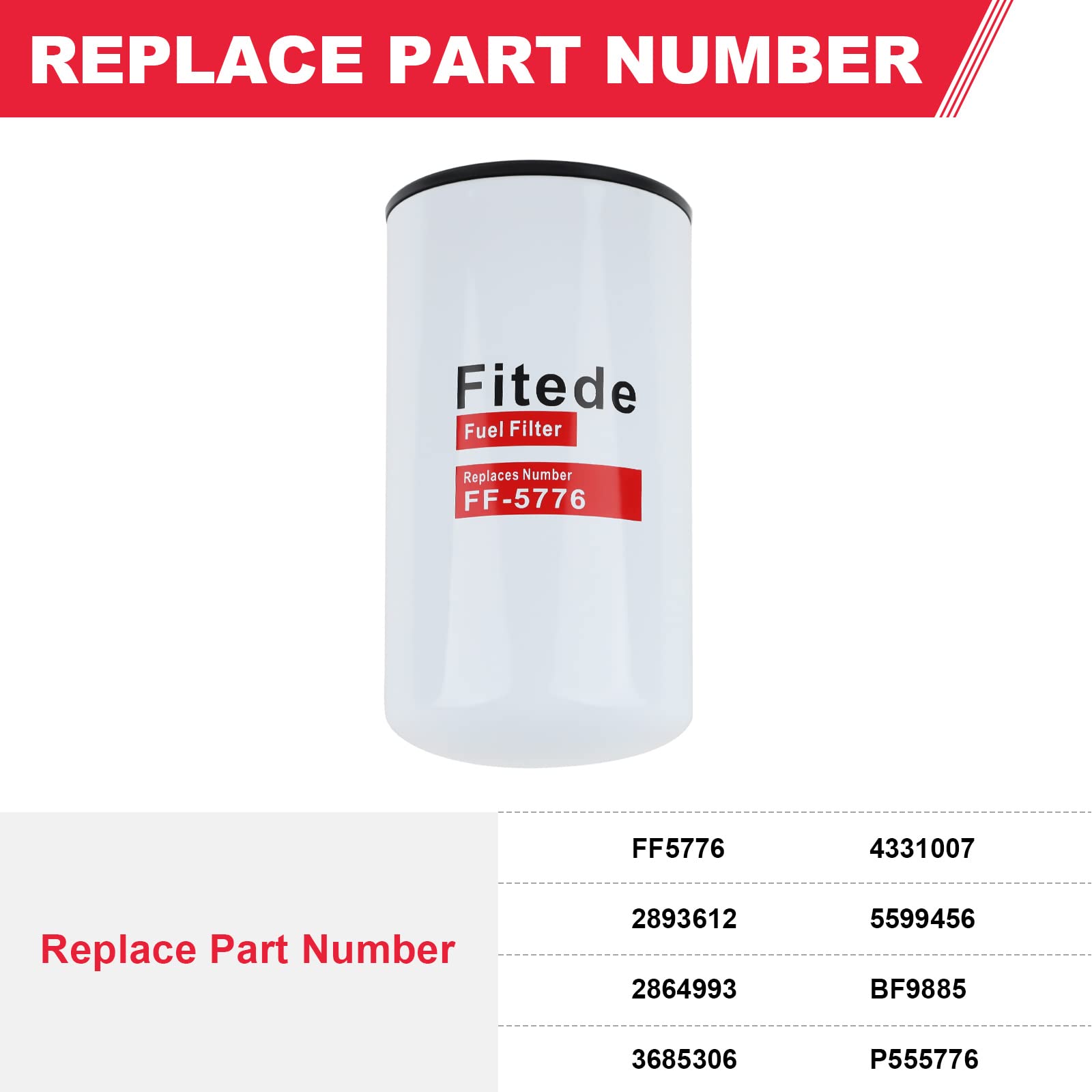 Amazon.com: FF5776 Fuel Filter for Cummins ISX ISX15 11.9L 15L 16L Amazon.com: FF5776 Fuel Filter for Cummins ISX ISX15 11.9L 15L 16L