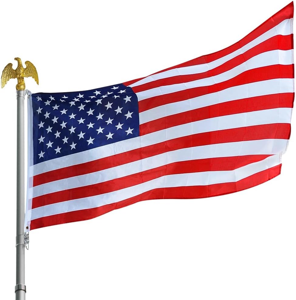 Yescom 4pcs 3x5' ft USA U.S. American Star and Strips Flag w/Grommets Indoor Outdoor Yard for Flag Pole