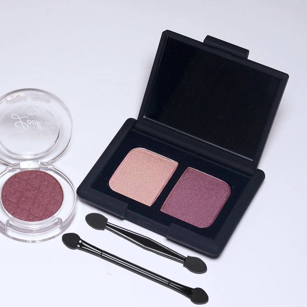 Eyeshadow Sponge Set,100 Pcs Disposable Eyeshadow Applicators Bulk Dual Sided Eyeshadow Sponge Tip Brushes(Two size)