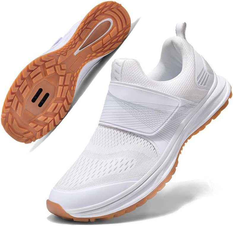 Women's Cycling Shoes, Breathable Bike Shoes Compatible with 2-Bolt SPD Cleats, Suitable for Road Mountain Biking and Indoor Cycling