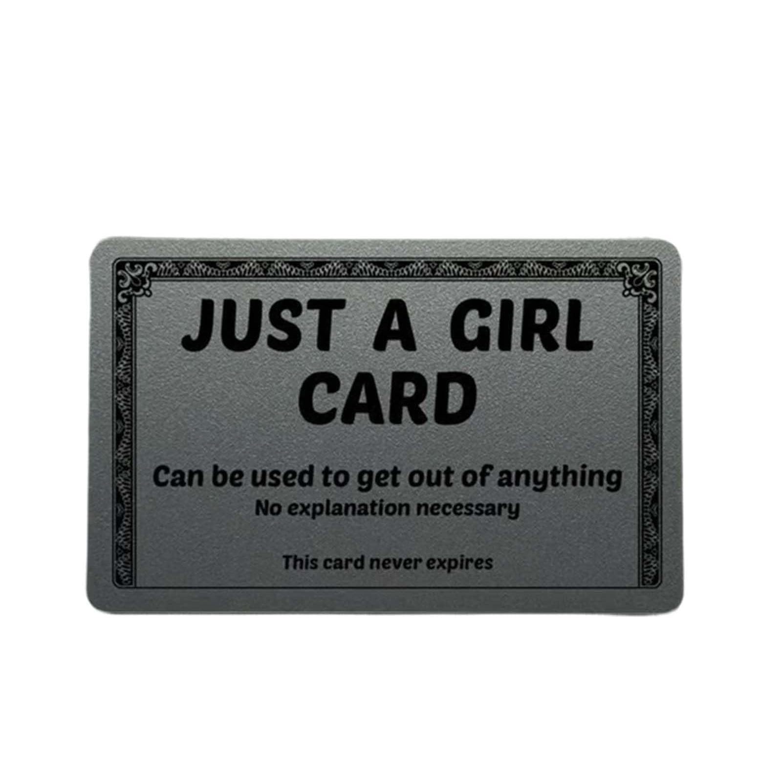 Funny Autism Excuse Card, Plastic Gold Autism Card Funny for Your Wallet, Great for Friends, Stocking Stuffers & White Elephants (C)