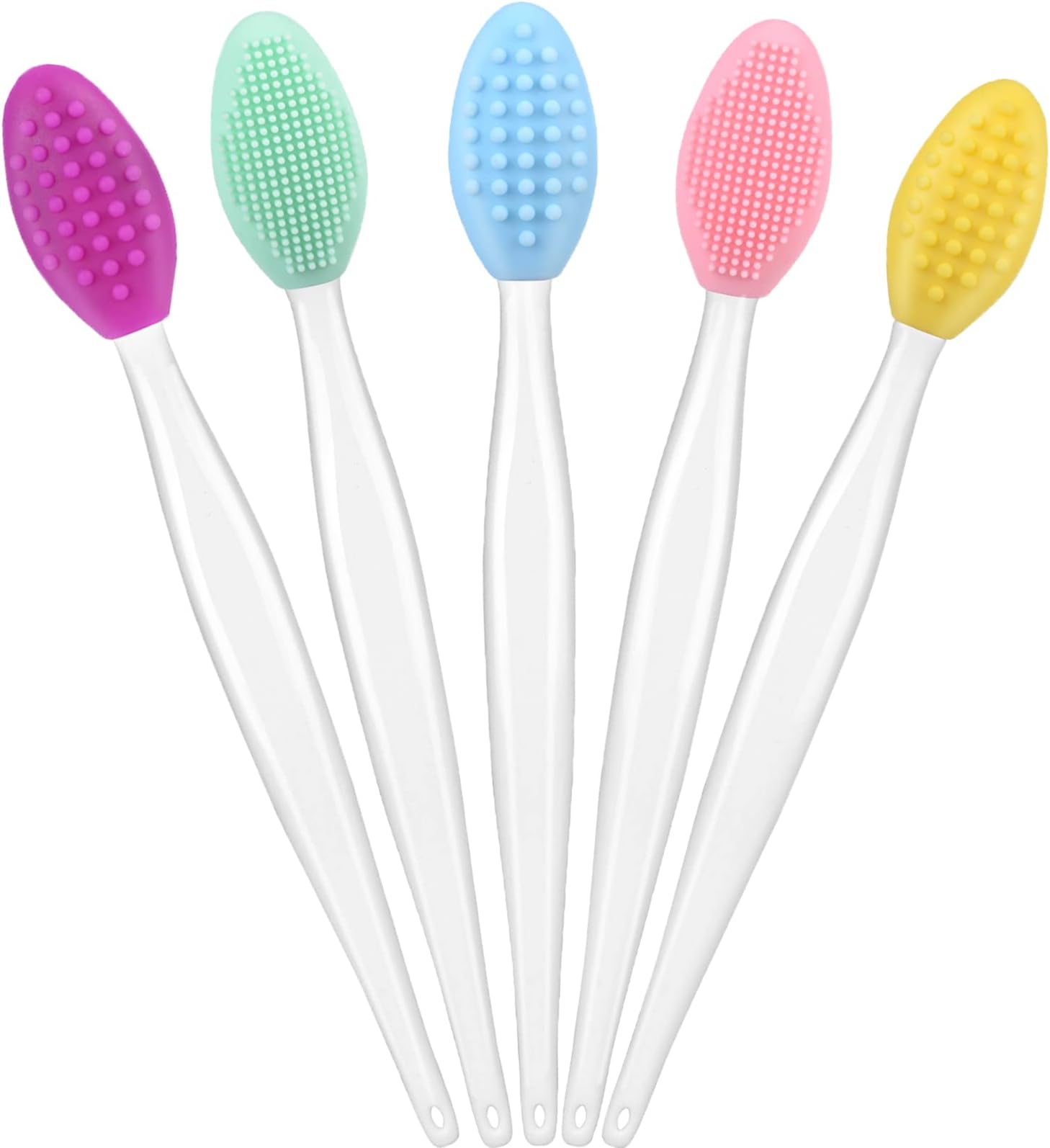 3 PCS Lip Scrub Brush Lip Scrubber Tool Lip Exfoliator