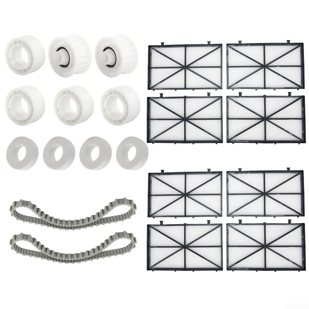 Kit d'entretien pour nettoyeur de piscine Dolphin CC Plus M400 M500, 2 courroies 9985006 R2, 6 roues de guidage 3884997 R6, 4 roues de positionnement 6101611 R4
