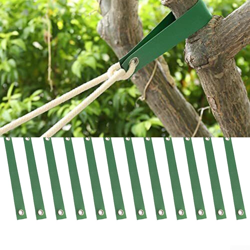 Lot De 6 Sangles Pour Tuteurer Les Arbres - Nylon Avec œillets - 39,9x3,8 Cm - Pour Soutenir Jeunes Plants