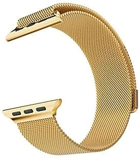Generic Loop strap and Link Bracelet Stainless Steel band for apple watch Gold Color