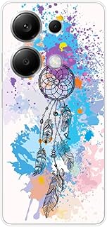 1001 Coques 1001 Carcasa de silicona impresa Compatible Xiaomi Redmi Note 13 Pro 4G Dreamcatcher Rosa