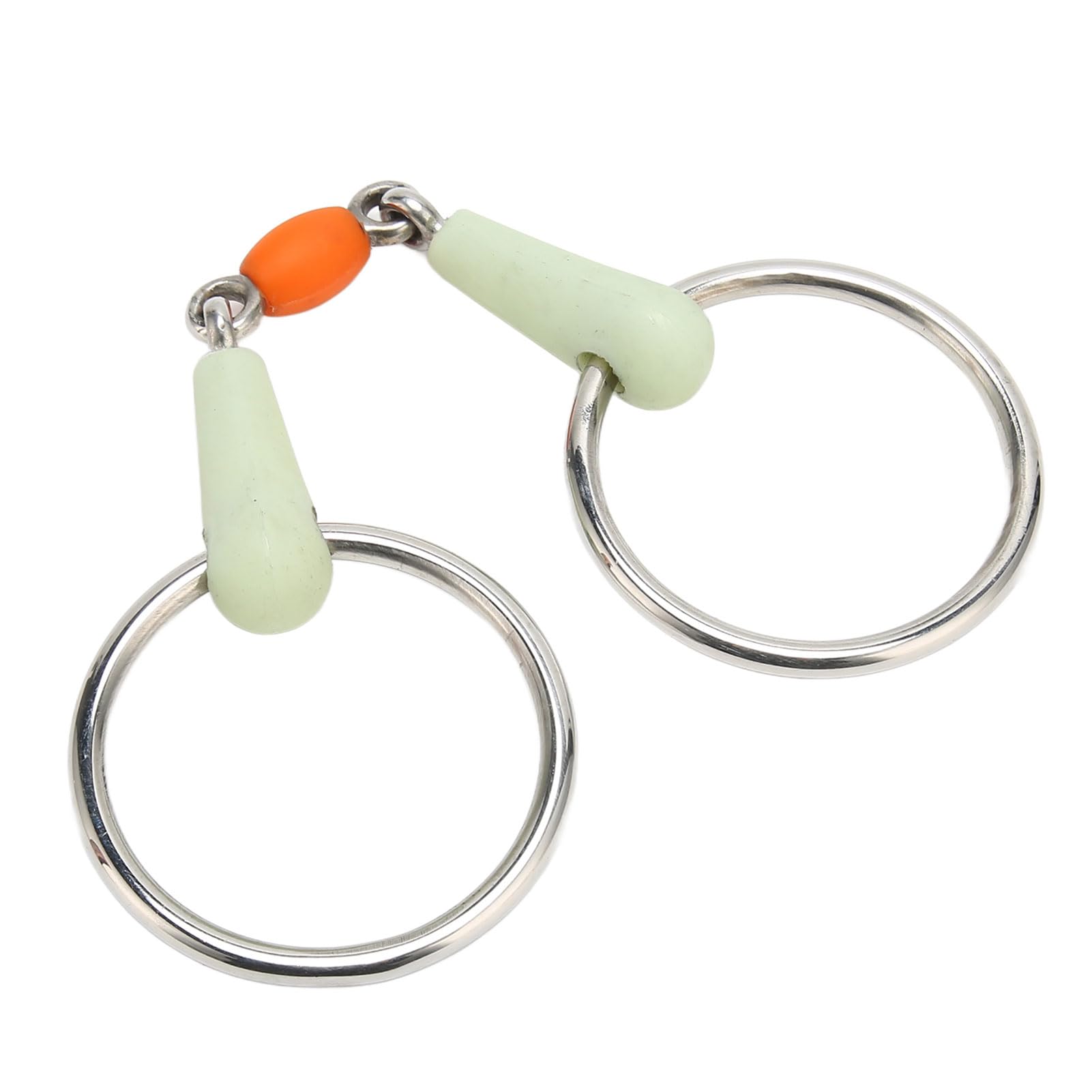 Filetto Ad Anello per Tutti Gli Usi, Filetto a Bocca di Cavallo in Acciaio Inossidabile con Sapore di Mela, Filetto a Bocca Larga, Filetto Ad Anello Sciolto a Doppio Giunto