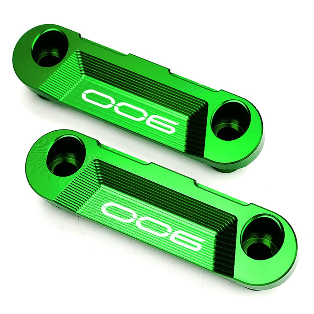 MOWOK Assale Anteriore Piastra Coper ABS Copertura Decorativa per kawasaki Z900 2025 Z 900 2017-2023 2024 Z900RS Z900 RS SE Moto Accessori in CNC Alluminio (Verde)