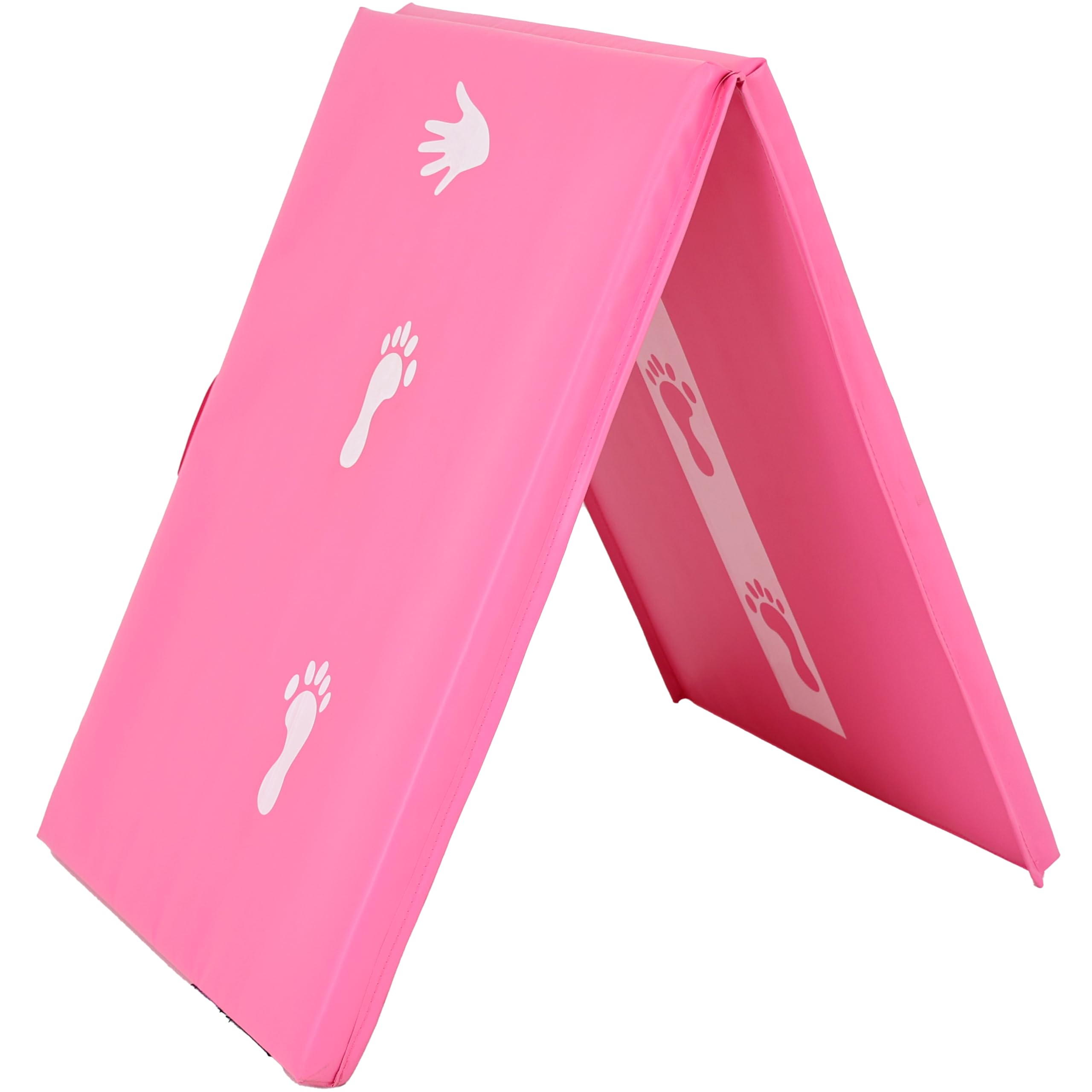 Z Athletic Children's Folding Training Mat with Wheel and Beam for Gymnastics and Tumbling