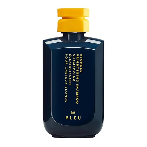 R+Co BLEU - Champú iluminador rubio  Tonificación construible, reparación suave + ultra hidratación  Vegano, sostenible + libre de crueldad  8.5