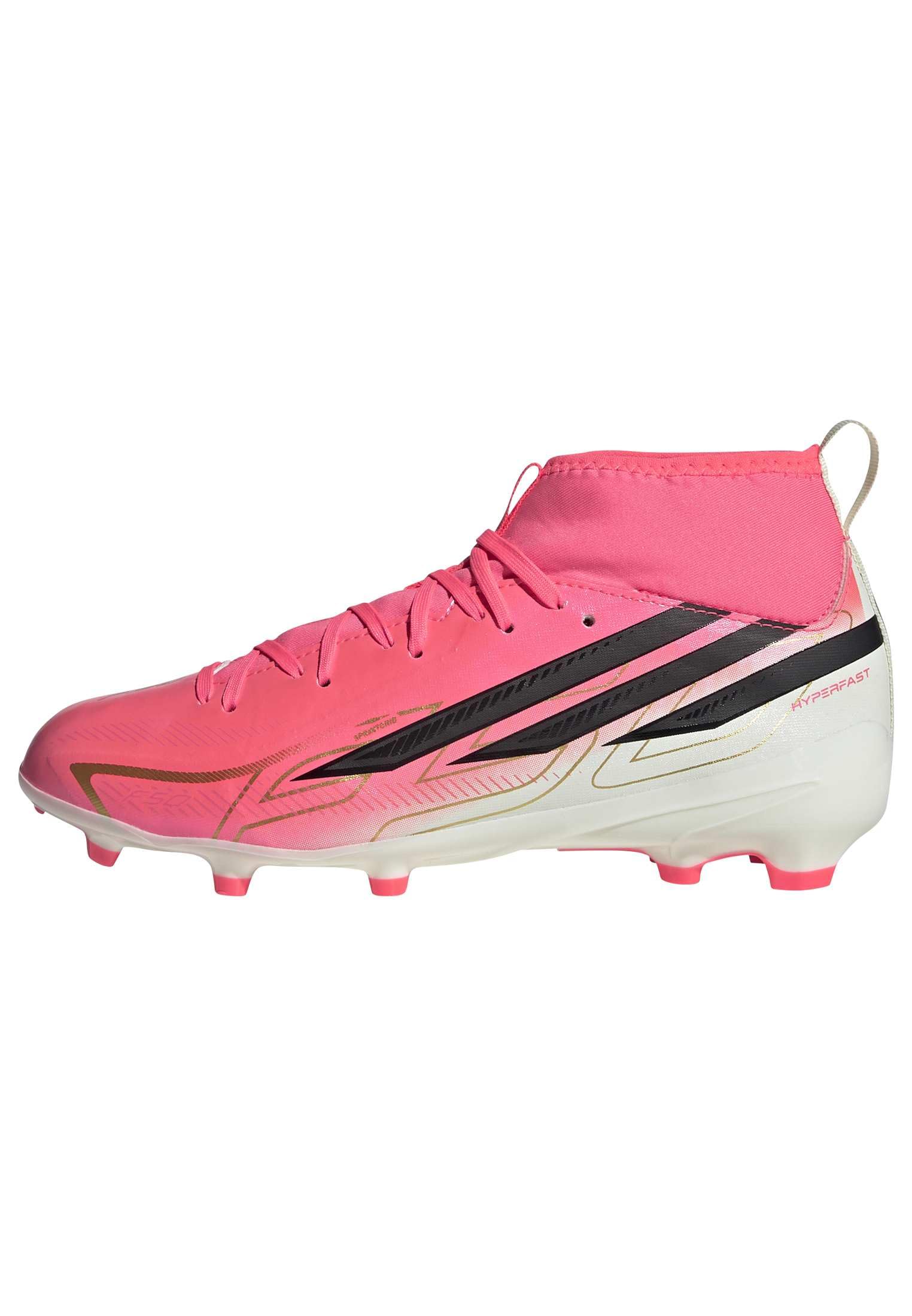 Boys F50 Hyperfast League Mid Firm Ground Sneakers Shoes - Pink