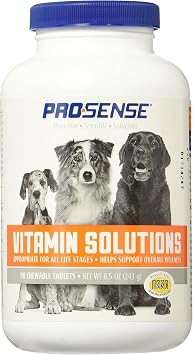 ProSense Vitamin Solutions Dog Multivitamin Chewable Tablets, 90 Ct (6 Pk)