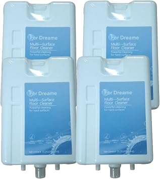 Compatible For Dreame L20 Ultra L30 ultra X10 X10 plus X20 15.2 FL OZ 450ml Multi-surface Robot vacuum cleaner floor cleaning solutions4pack