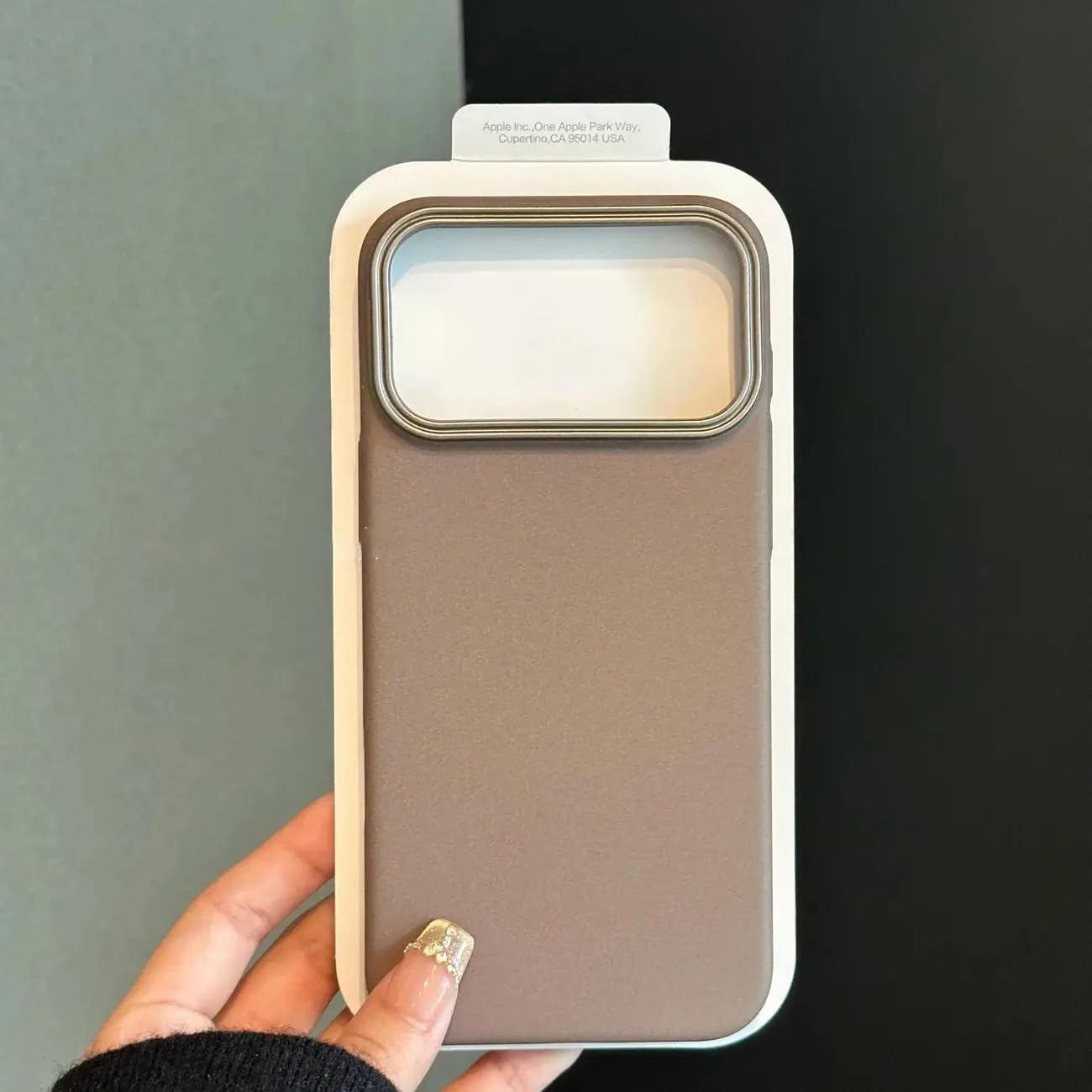 Coque iPhone 13 Pro Max rigide en polycarbonate mat effet grès marron - 8