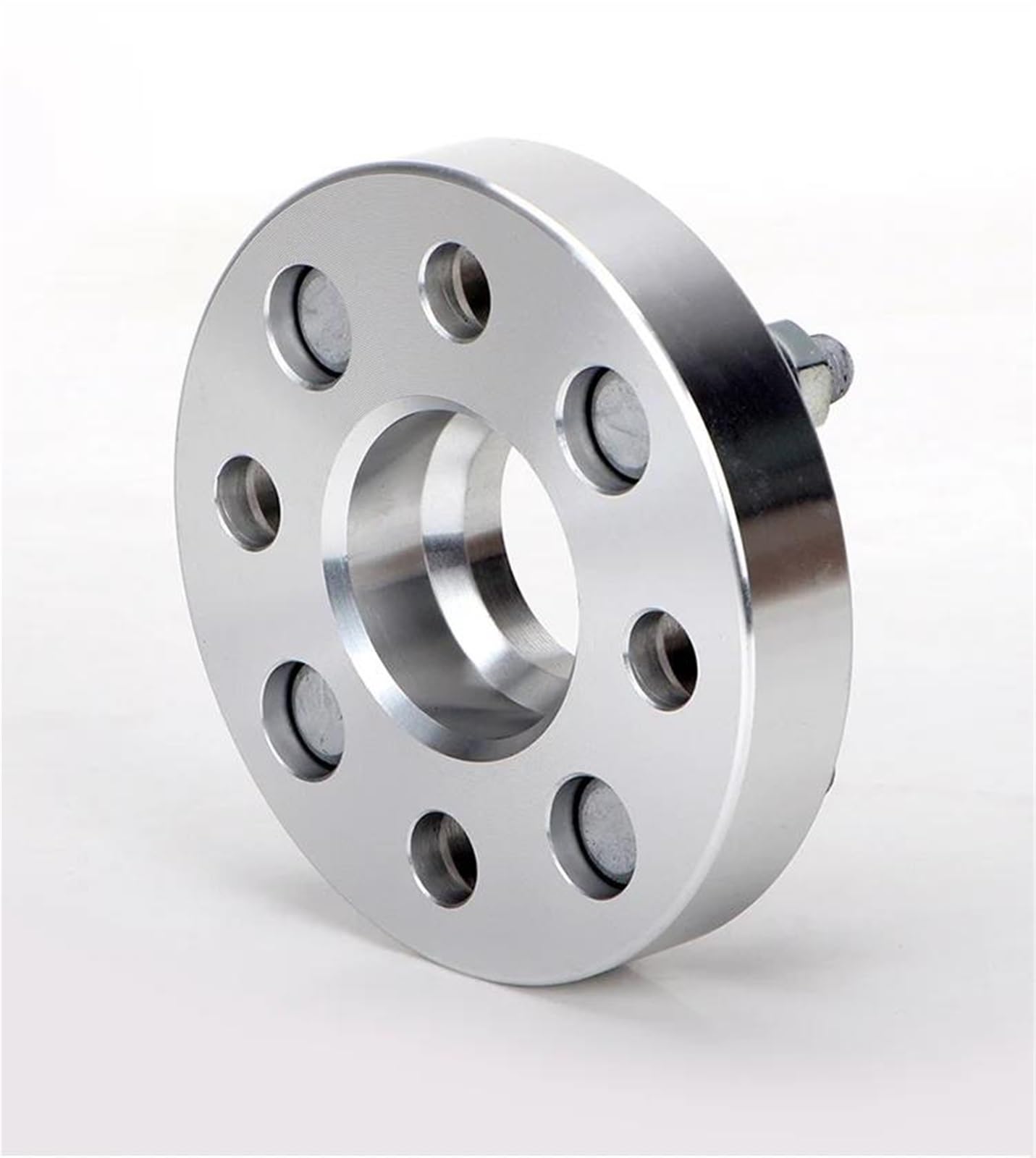 2 entretoises forgées en Aluminium pour élargissement de Jantes de Voiture PCD 4 x 100 CB 54,1 mm compatibles Kia K2 Picanto et Ruiou 15 mm Argent.
