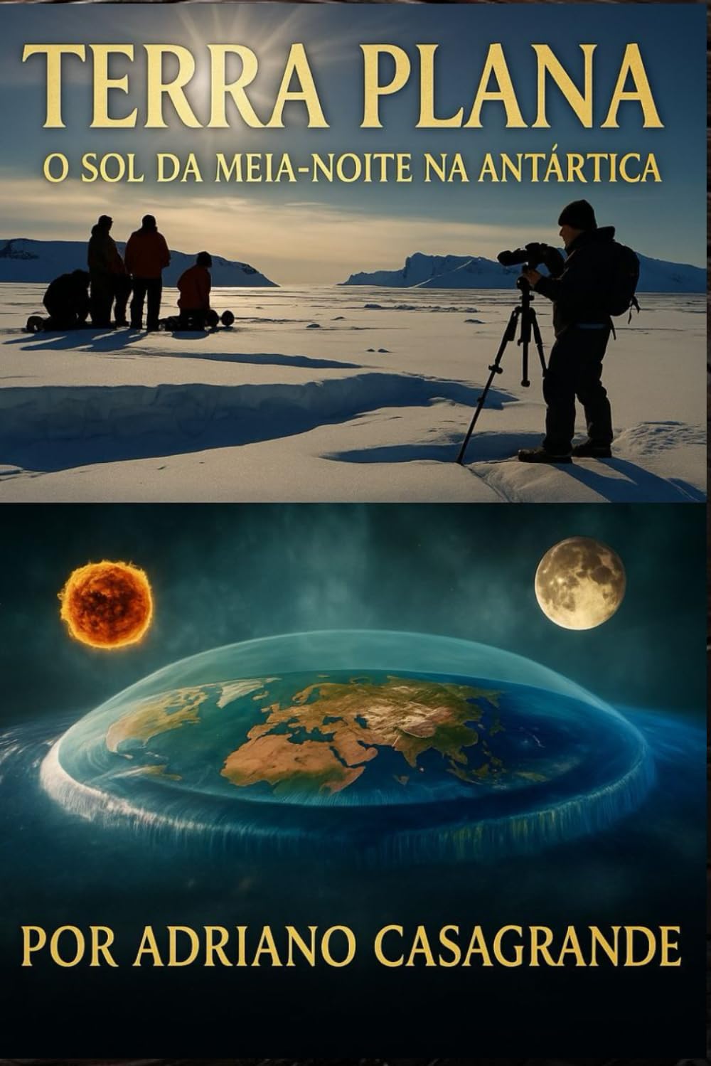 TERRA PLANA: O SOL DA MEIA-NOITE NA ANTÁRTICA