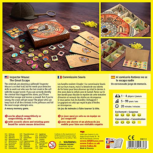Inspector Mouse: The Great Escape juego de mesa cooperativo miniatura 2