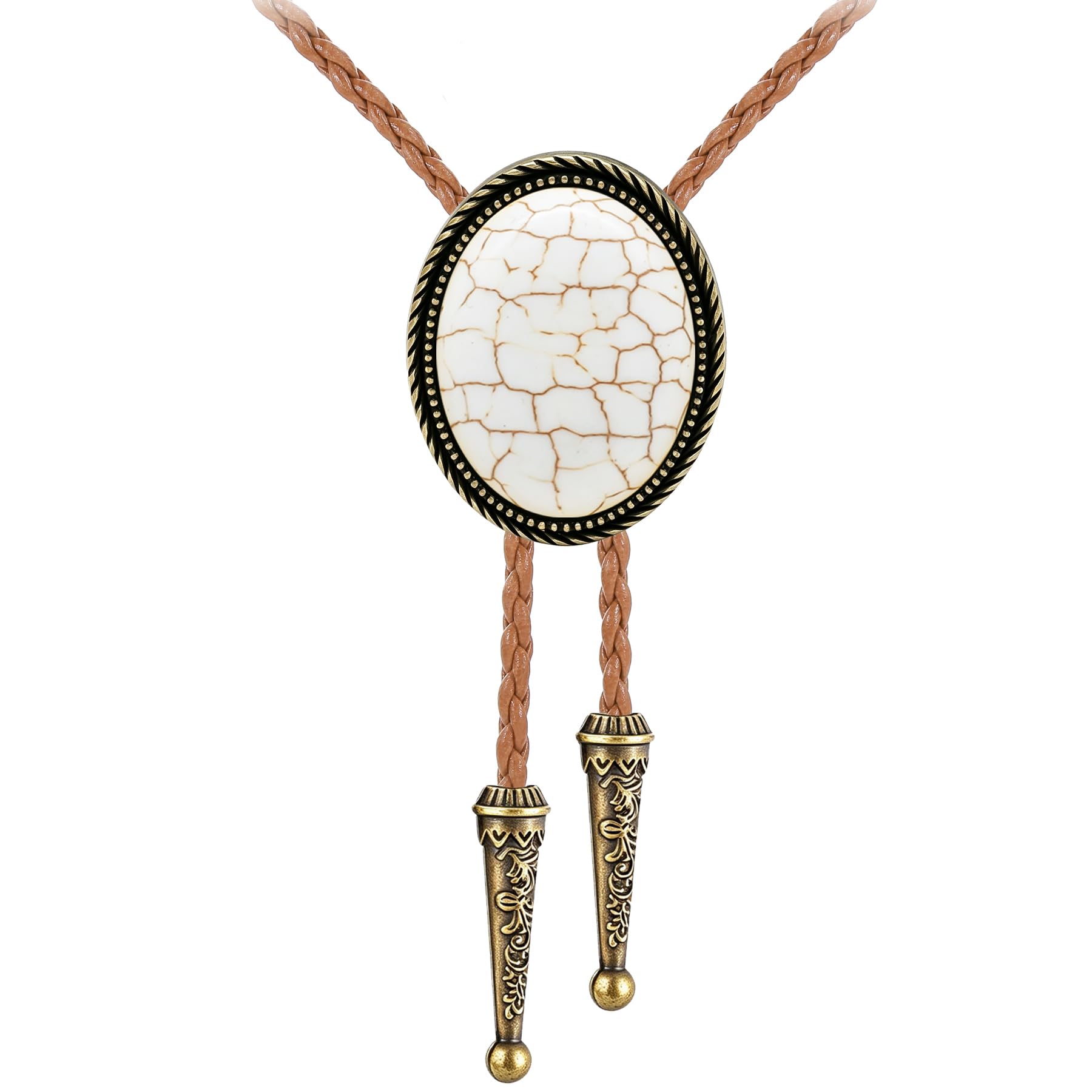 GelConnie Bolo Tie for Men Women Vintage Western Cowboy Necktie Adjustable