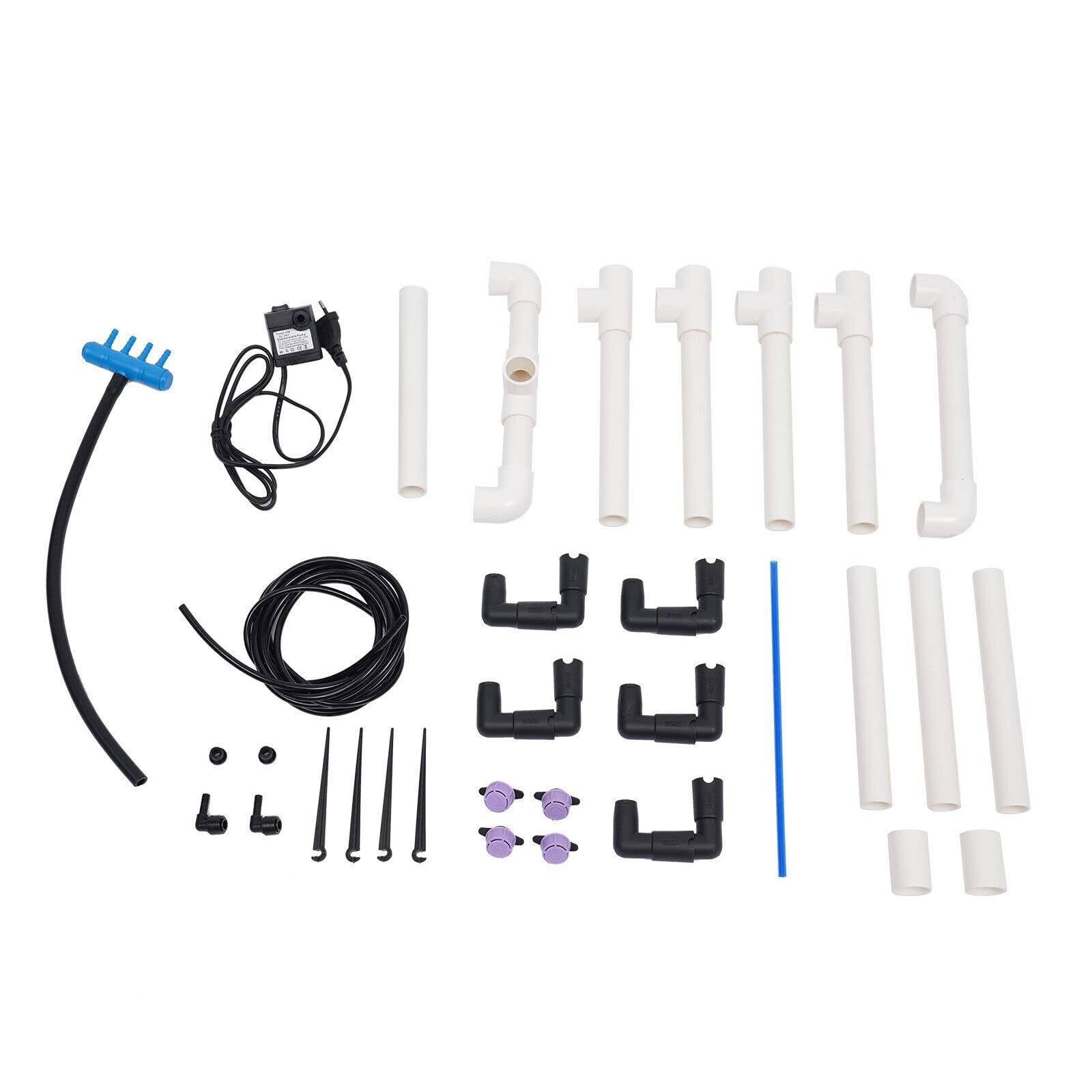 Sistema de cultivo hidropónico, sistema de cultivo hidropónico, sistema de cultivo hidropónico, PP y UV, cubo de 11 L con tapa, riego de jardín interior