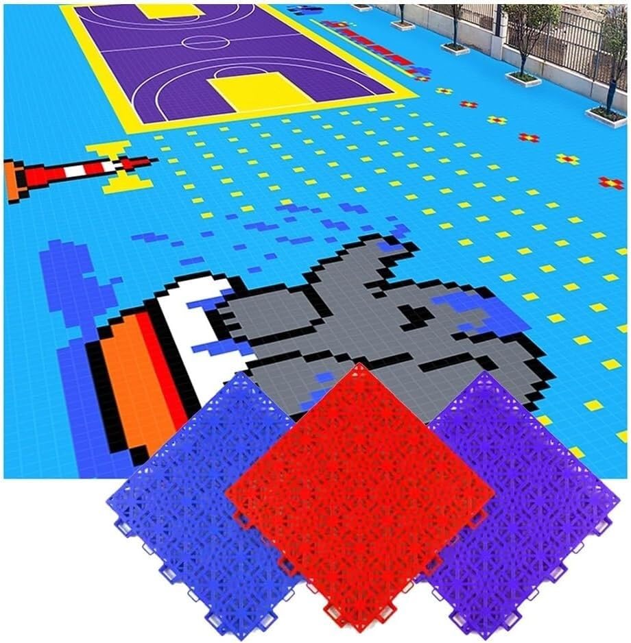 Dalles de sol modulaires pour sécuriser la cour de jeux des enfants