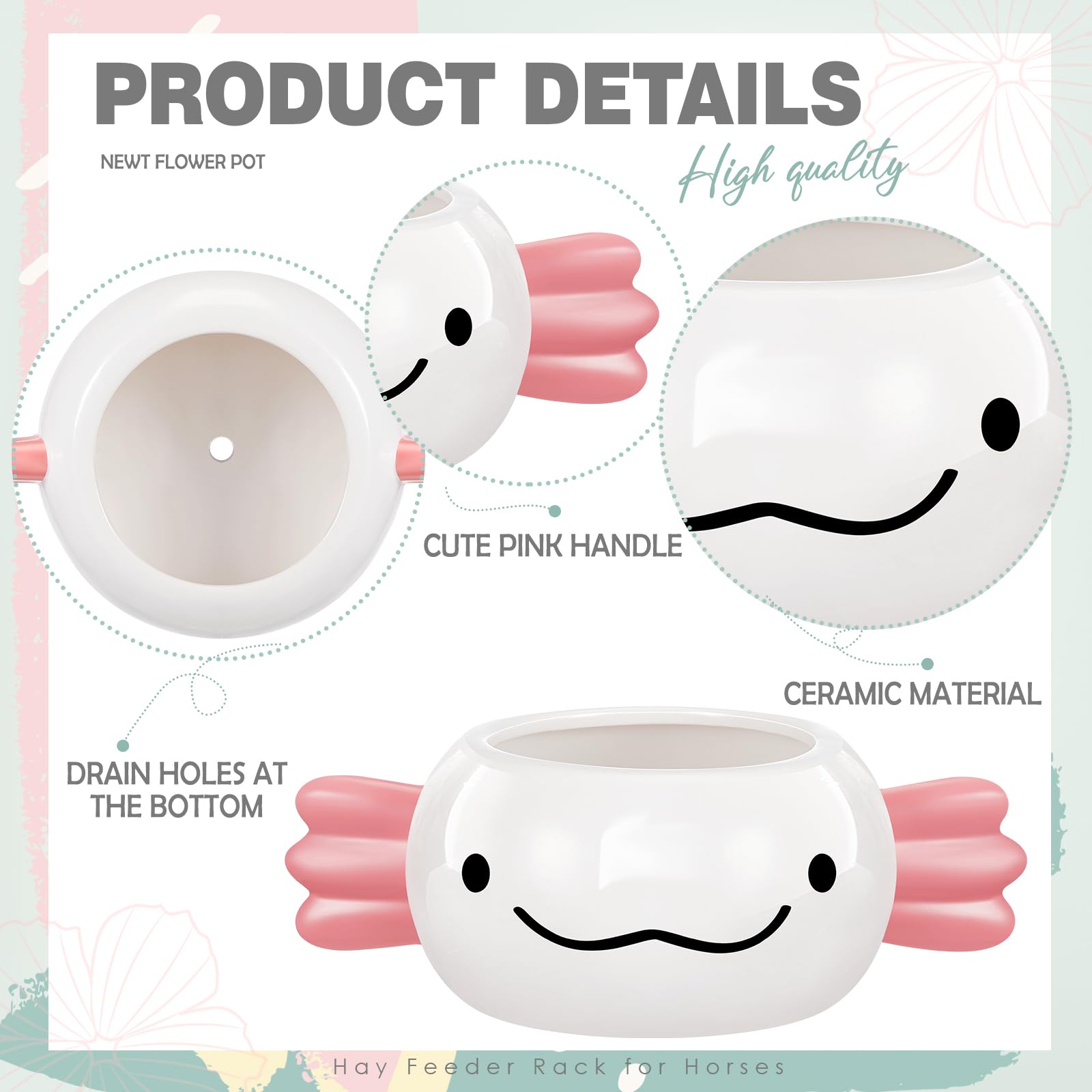 Amazon.com: RimCereal Axolotl Planter Axolotl Gifts for Men Women