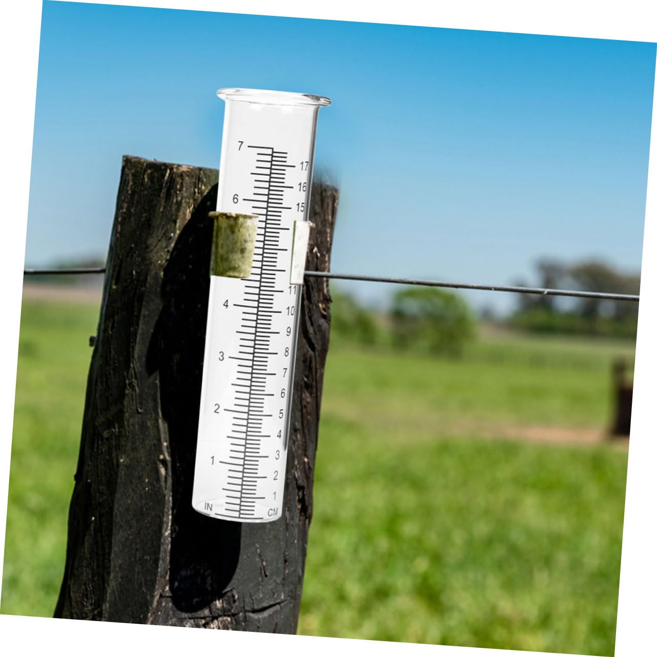 INOOMP 8stücke Regenmesser Mit Transparente Niederschlagsmessröhre Für Garten Und Regenmesswerkzeug Für Präzise Messungen Im Freien