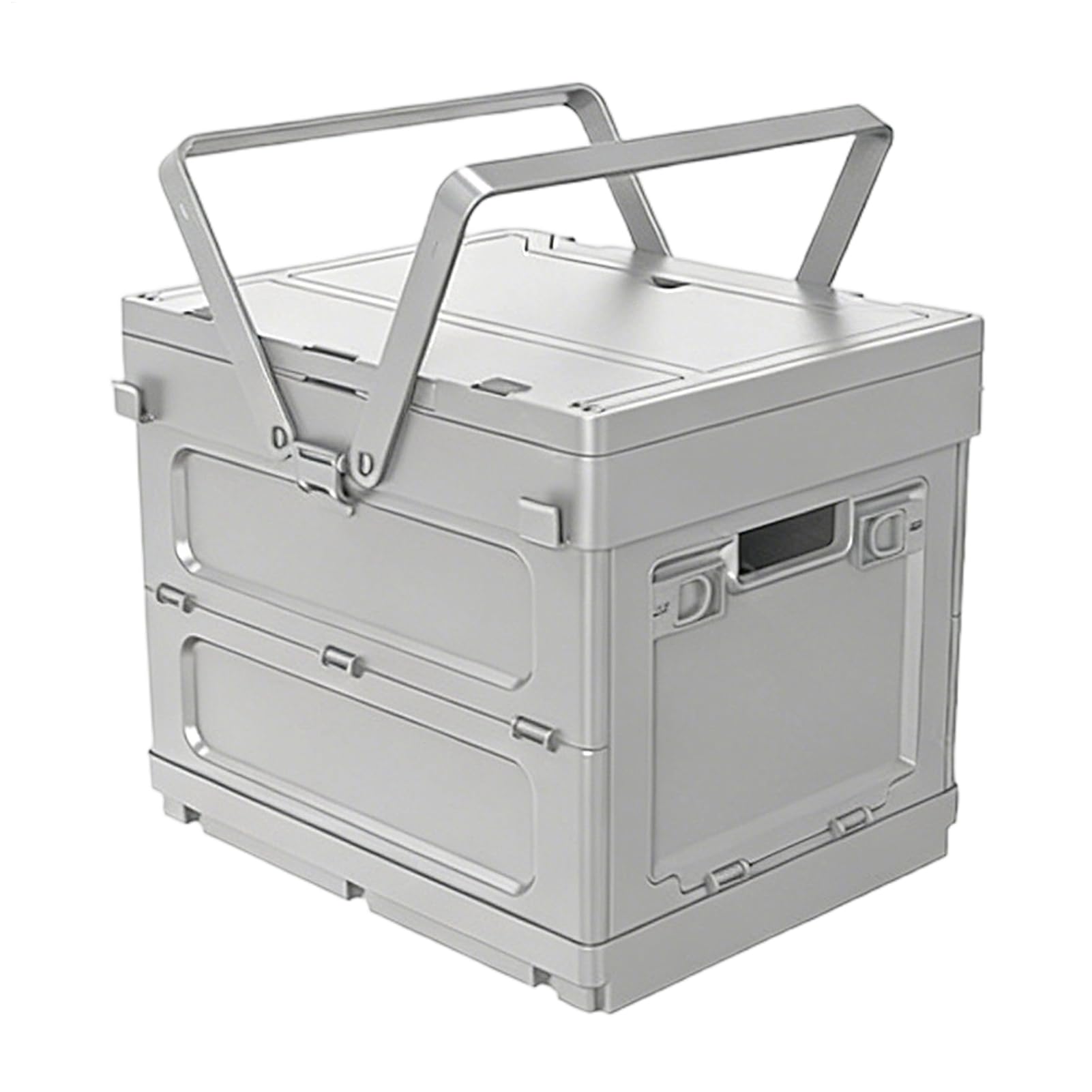 Cesta de Picnic para 4 Organizador Plegable de Gran Capacidad | Cesta de Picnic Aislada para Camping Almacenamiento Para Viajes Al Aire Libre Playa Pesca Senderismo Juguetes Comida Snacks