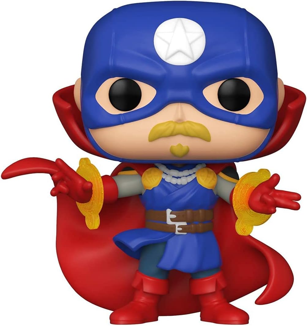 Funko Pop! Marvel: Infinity Warps - Soldier Supreme Glow in The Dark, Amazon Exclusive