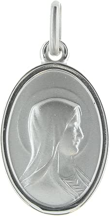 Parure Double Face Vierge Marie Et Apparition En Plaqué Or