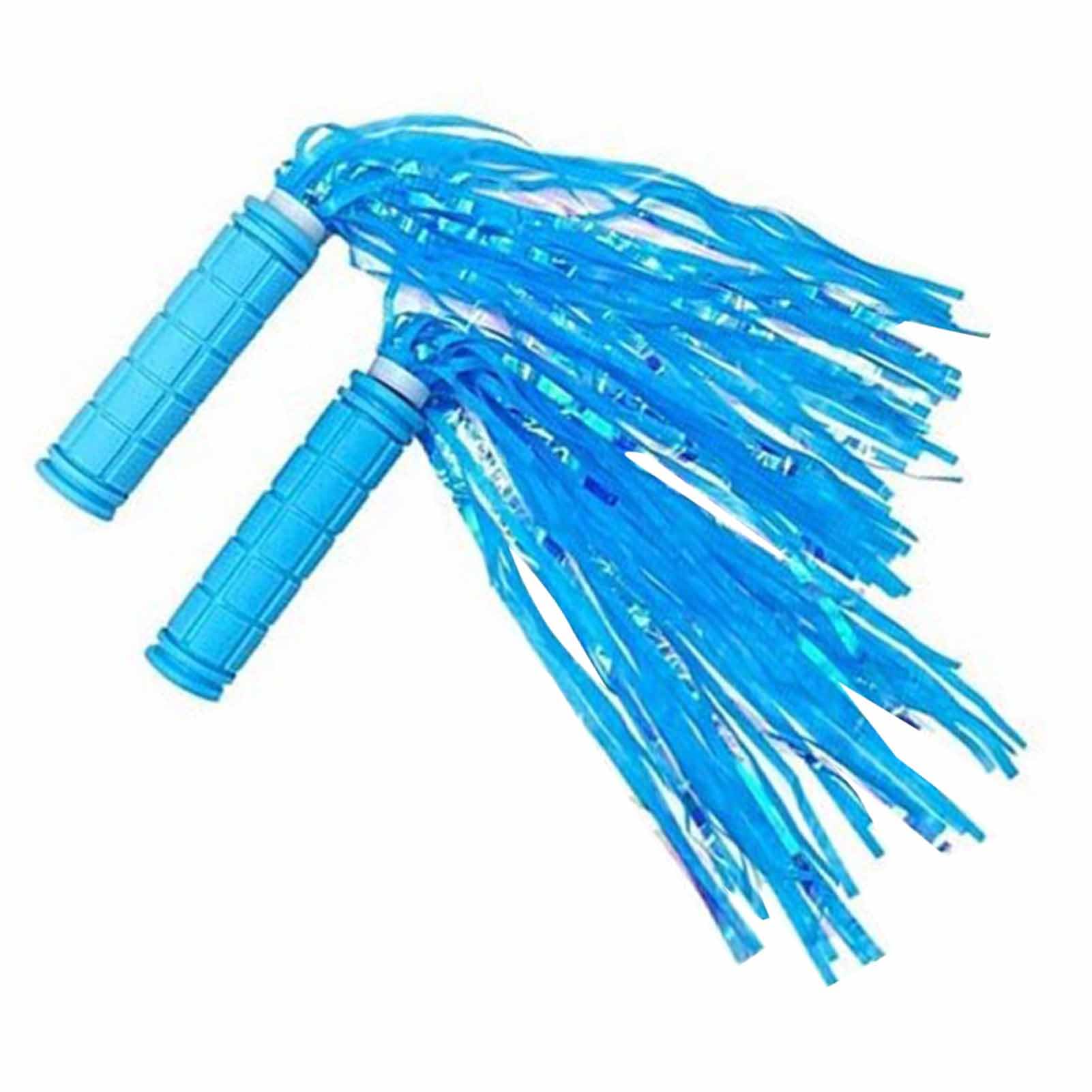 VGEBY Handlebar Grips with Tassel Streamers Handlebar Streamers for Kids Girls Boys Children Scooter Handlebar Streamers (Sky Blue)