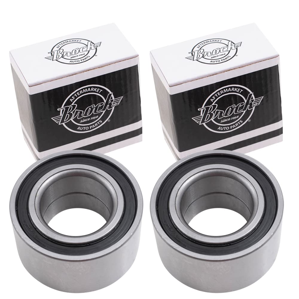 Brock Replacement Pair Front Wheel Bearings Compatible with